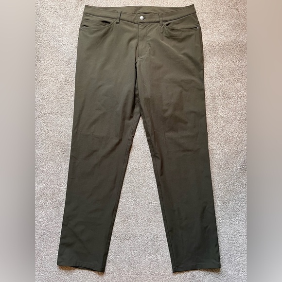 Mens Lululemon ABC Pants Warpstreme Size 36x33 Regular Fit - Picture 1 of 10